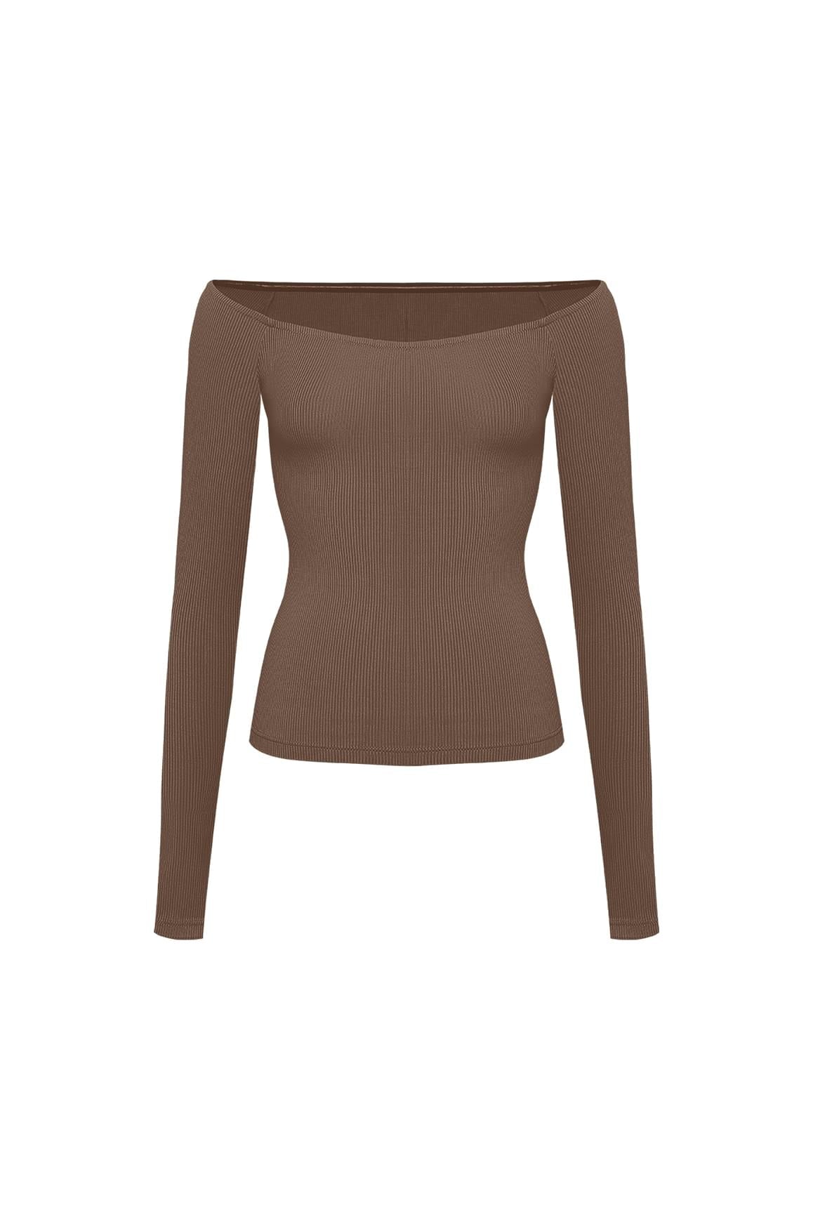 Sculpt Off-Shoulder Top