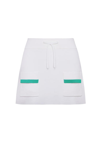 Serene Bow Knit Skirt