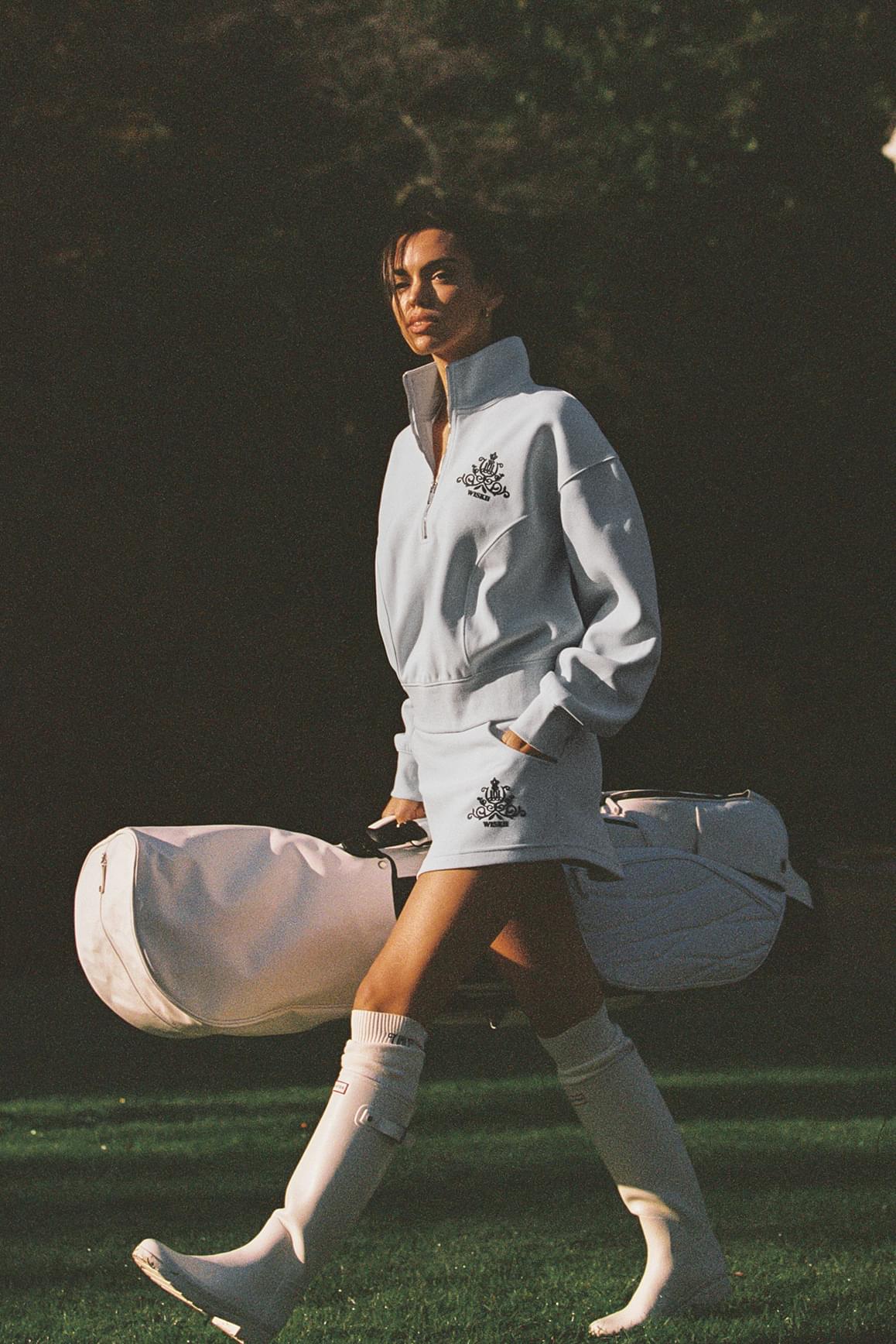 Stylish Ease Mini Sweat Skirt