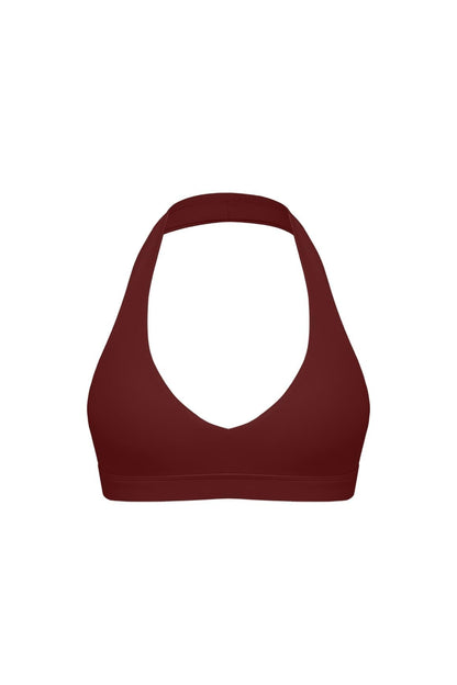 V-Cut Halter Bra