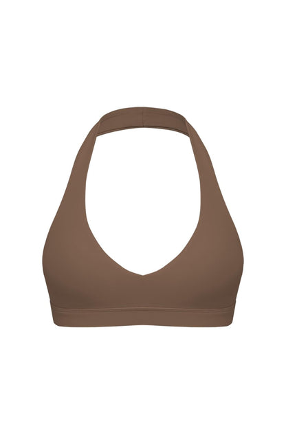 V-Cut Halter Bra