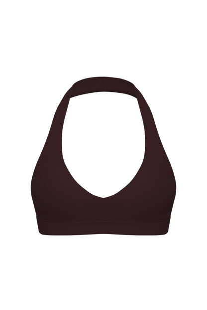 V-Cut Halter Bra