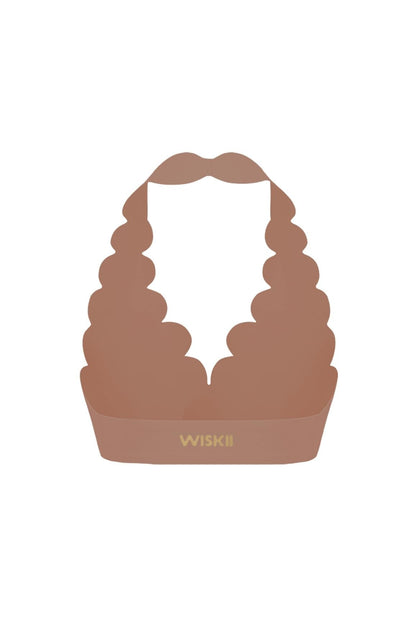 V-Cut Scallop Halter Bra