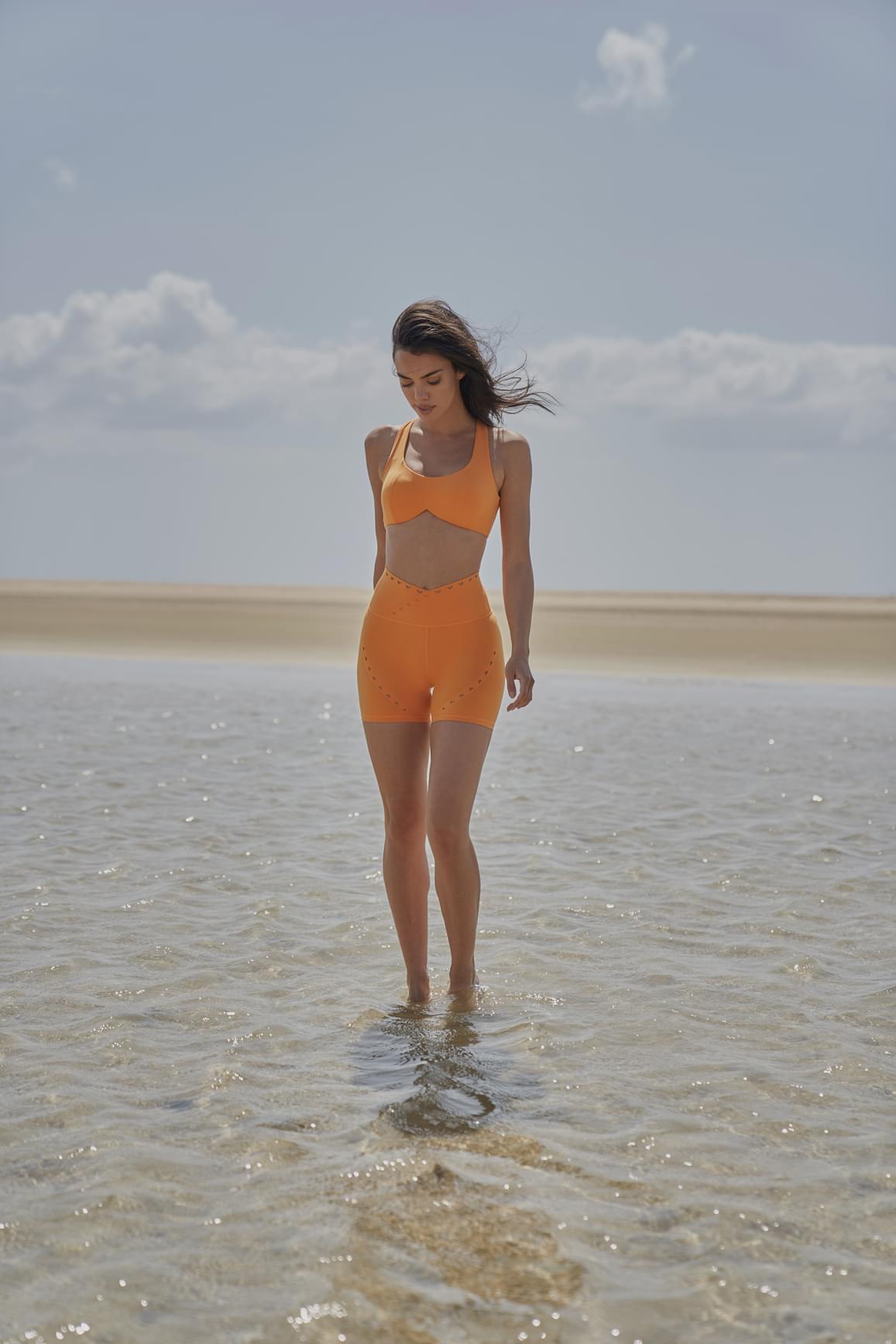 V-waist Laser Cut Sports Short