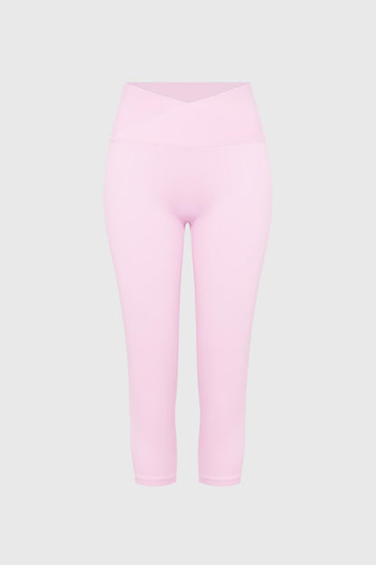 V-Waist Scrunch Capri Legging