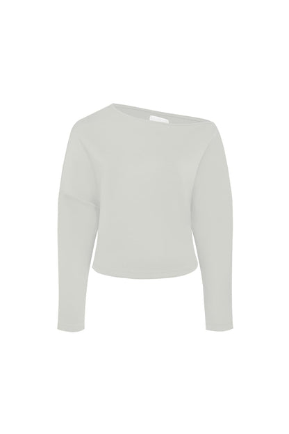 Vivid Asymmetric Long Sleeve Top