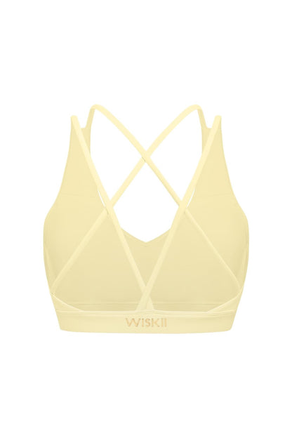 Scoop Neck Crossback Bra